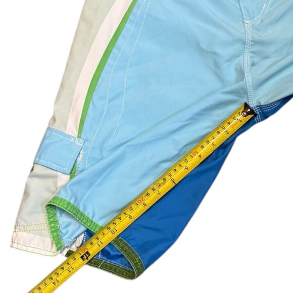 Roxy Quiksilver Vintage 90's Y2K Surf Board Shorts Size 9 - Picture 3 of 6